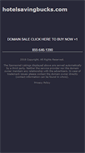 Mobile Screenshot of hotelsavingbucks.com